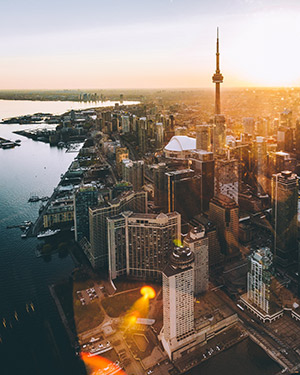 ariale Ansicht von Toronto