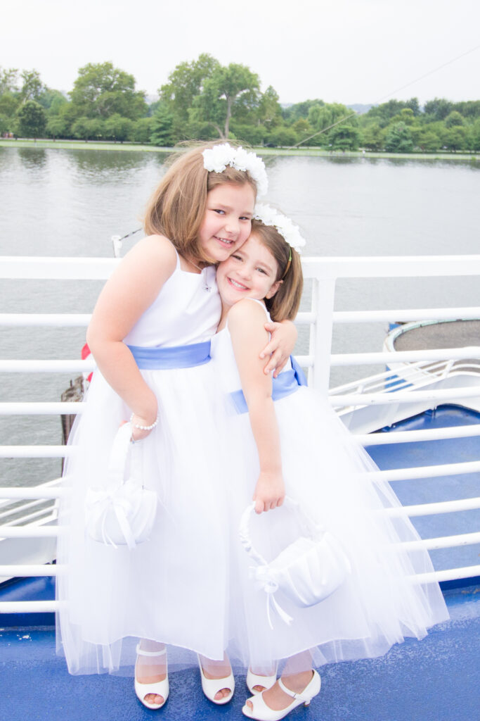 two flower girls
